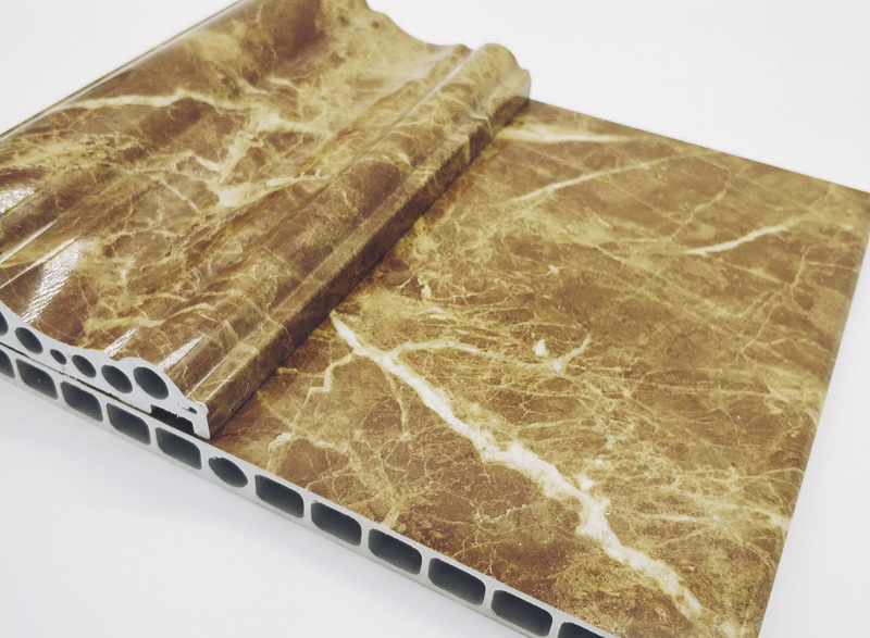 金色石塑電梯門套